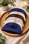 The Little Halo Crown Hat Set — 6-Piece Satin-Lined Baby Beanie Collection