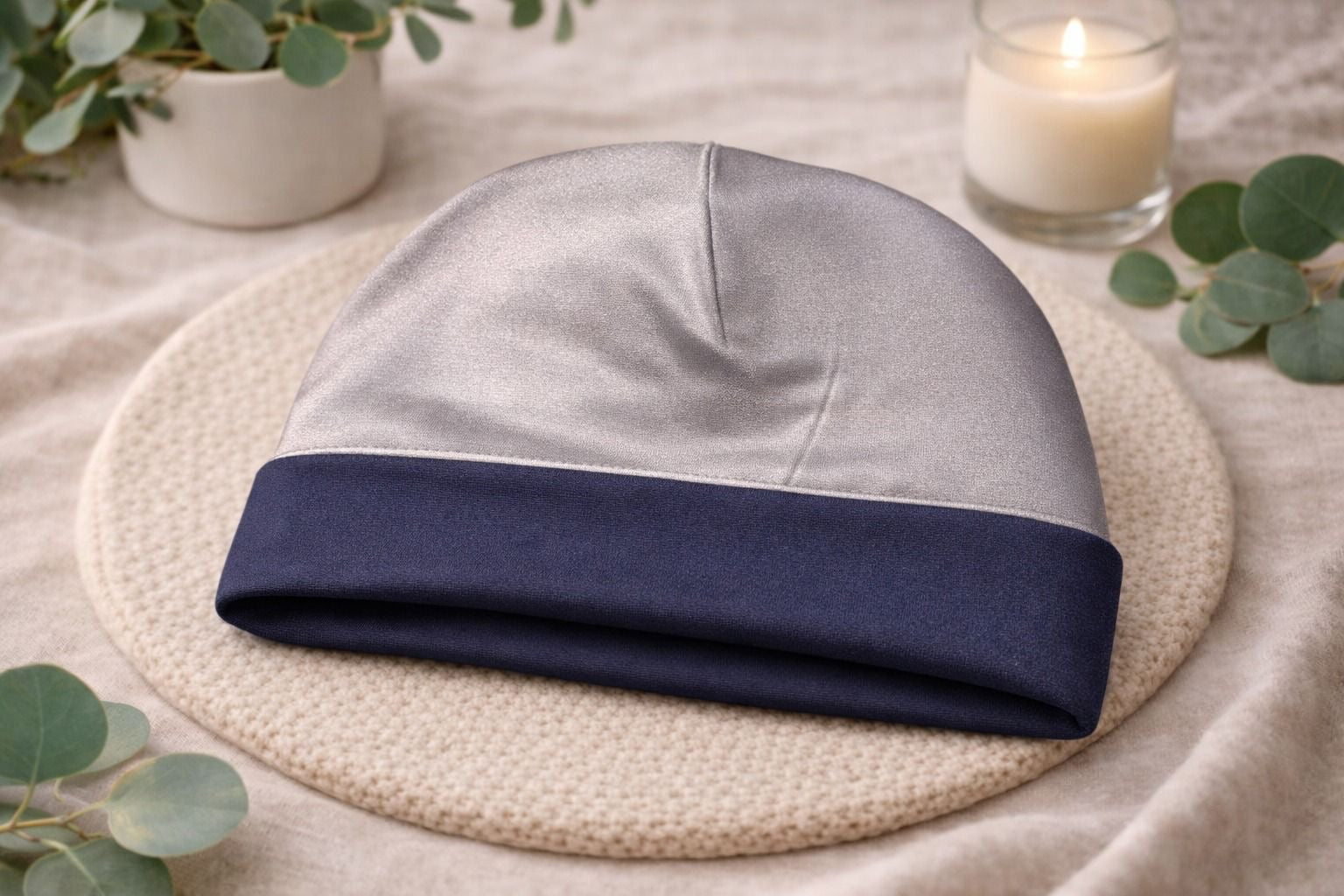 The Little Halo Crown Hat Set — 6-Piece Satin-Lined Baby Beanie Collection